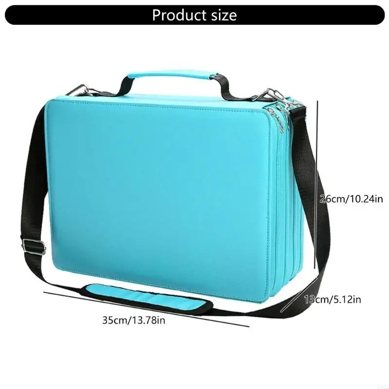 

2025 New 168/224 Slot Marker Case With Shoulder Strap High Capacity Marker Organizers Bag