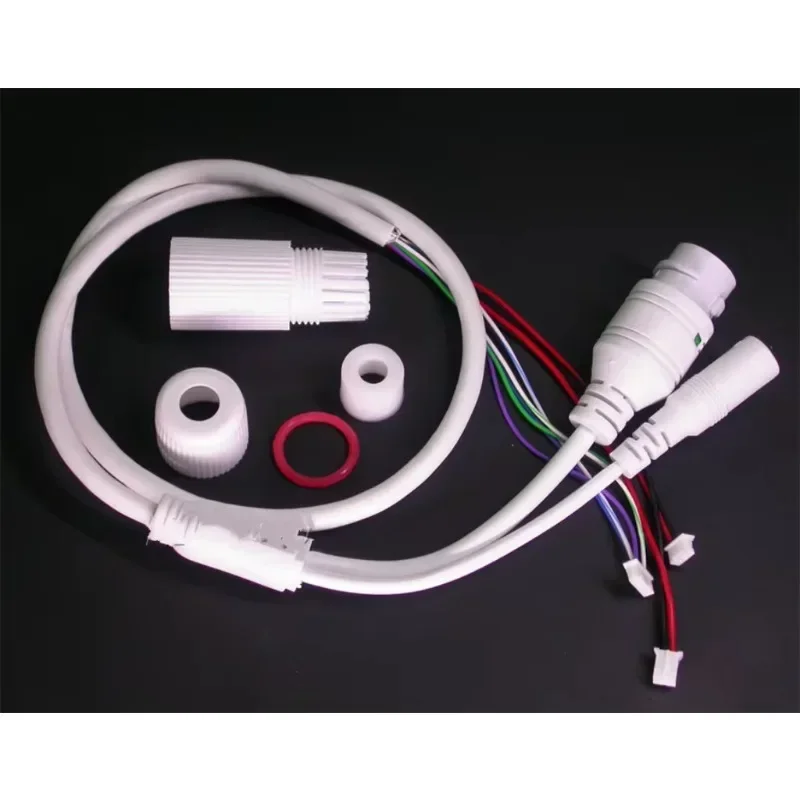 CCTV POE IP كاميرا شبكة مراقبة PCB وحدة كابل طاقة الفيديو مع 11 النوى RJ45 موصلات أنثى مع محطات ، كابل مقاوم للماء