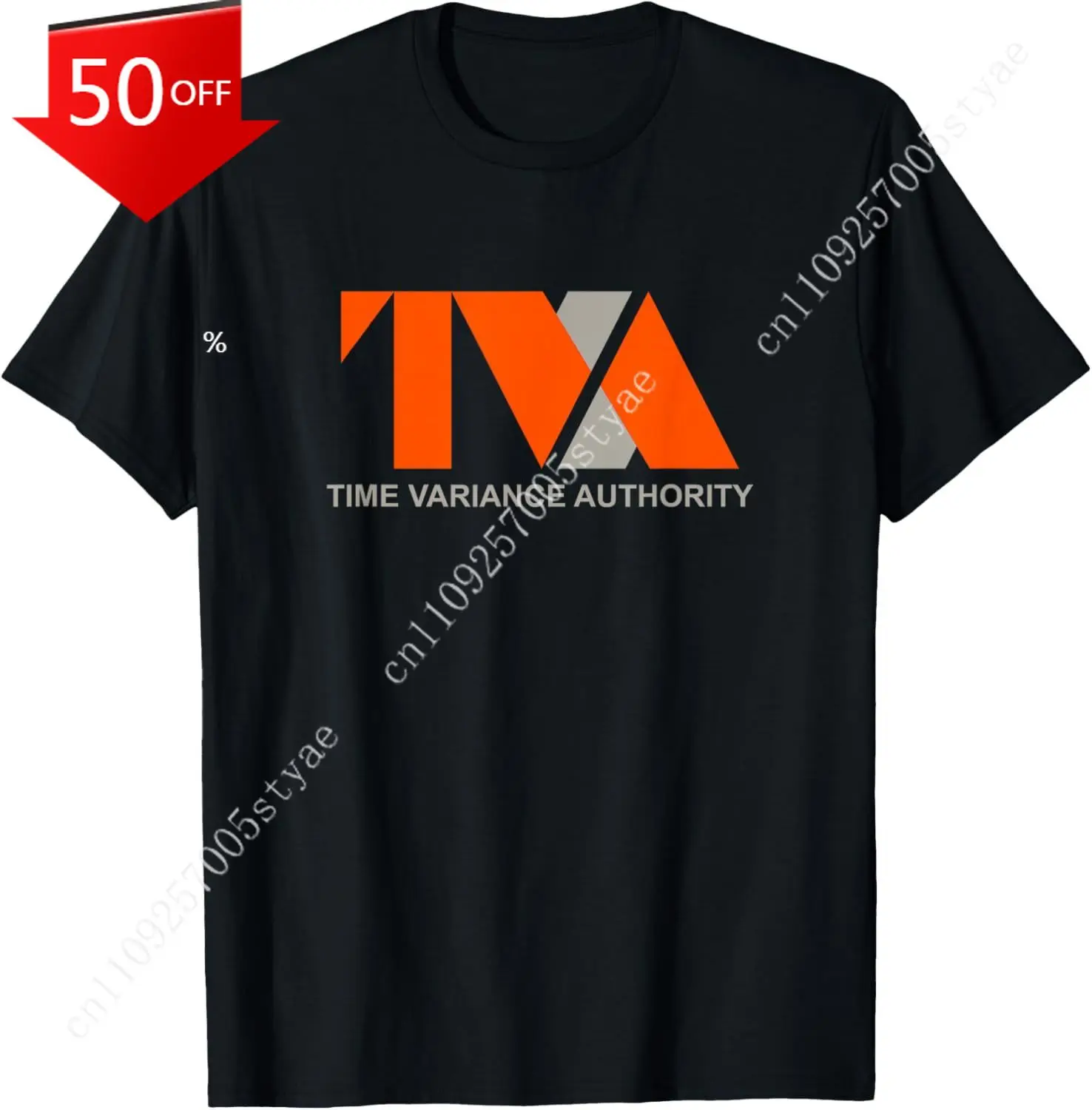 

Marvel Loki Time Variance Authority TVA Logo Mens Womens T-Shirt