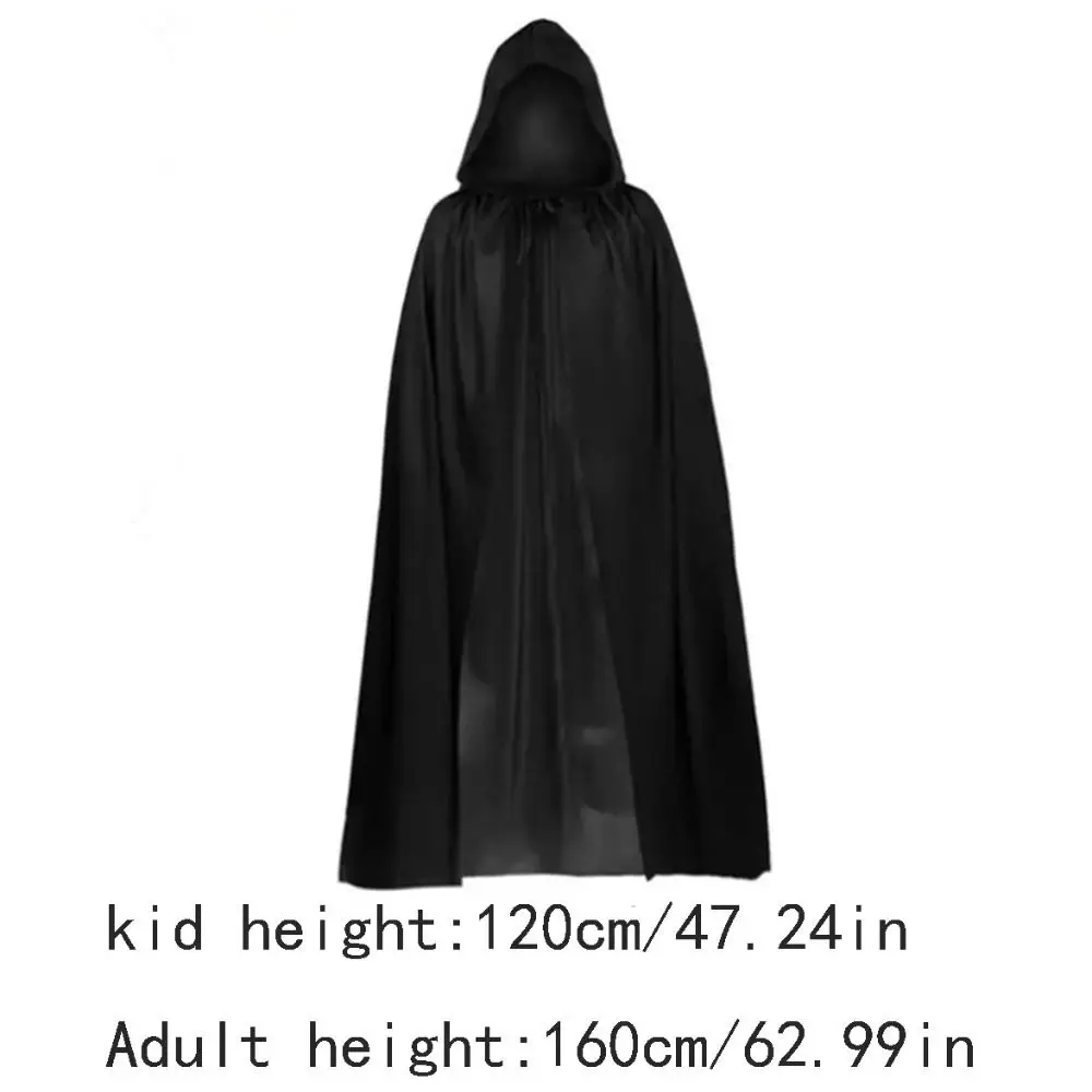 عكسها هالوين عباءة الوقوف طوق مقنعين معالج رداء مخيف ازياء الساحرة الملابس أزياء مسرحية #5