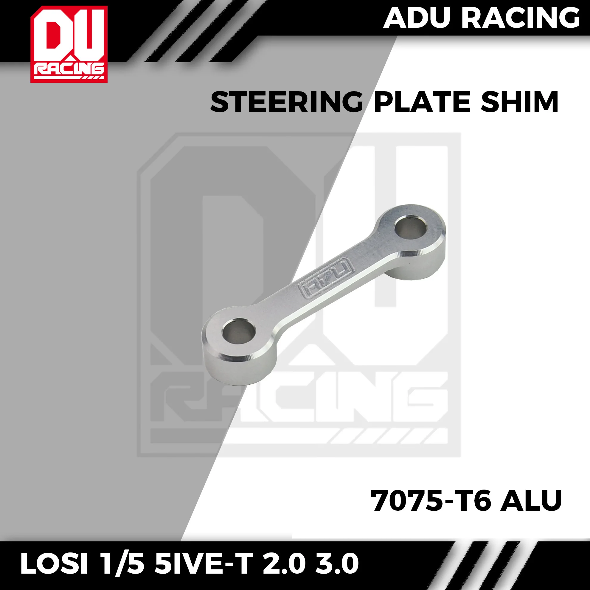 

ADU RACING 7075-T6 ALU STEERING PLATE SHIM FOR LOSI 1/5 5IVE-T 2.0 3.0