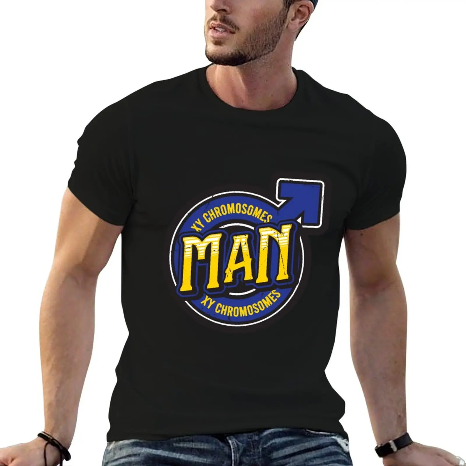 male man biology science facts XY T-Shirt new gifts and t-shirts summer tops t shirt men