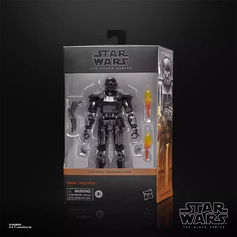 Hasbro Star Wars The Black Series Dark Trooper The Mandalorian 16Cm Anime Original Action Figure Model Toy Gift Collection