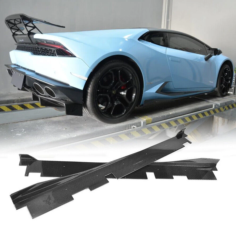 

Real Carbon Fiber Side Skirts for Lamborghini Huracan LP600 LP610 14-17