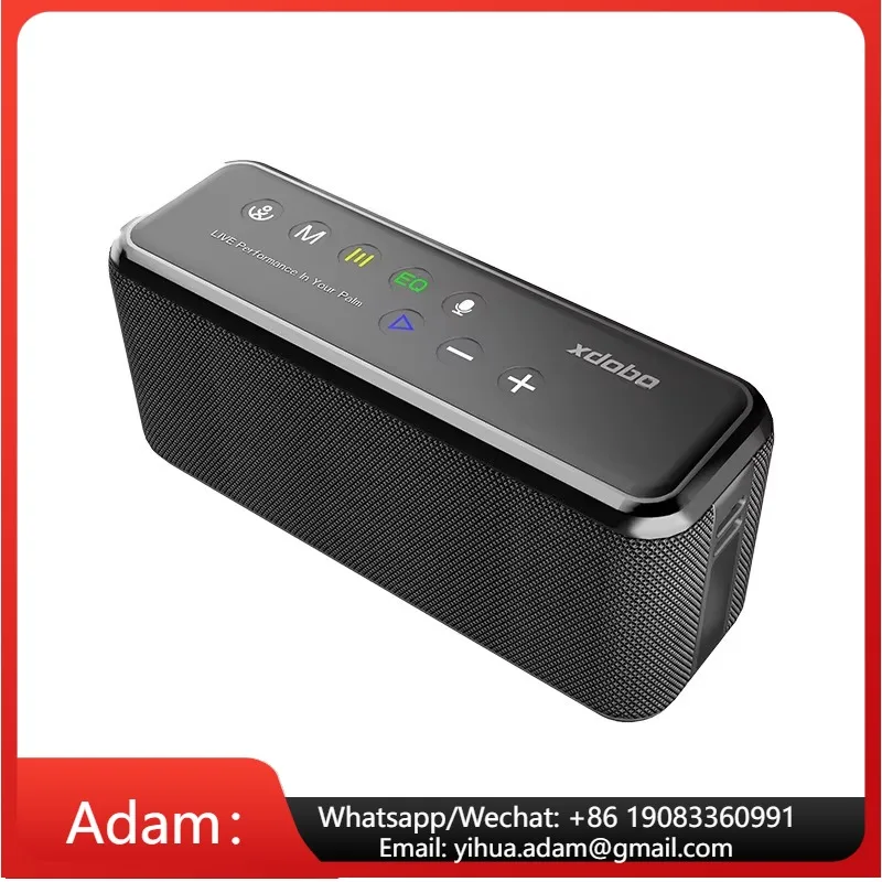 

XDOBO X8 Max 100W Portable Wireless Fabric Speaker TWS Subwoofer Built-in 20000mAh Battery With Four-core Power Bank Function