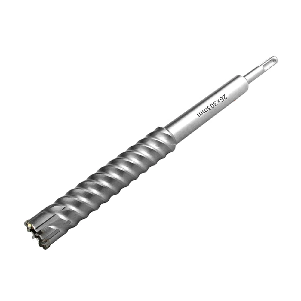Rotary Hammer Drill Bit with Carbide Tip for Fast Cutting and Performance Suitable for Concrete and Brick Drilling