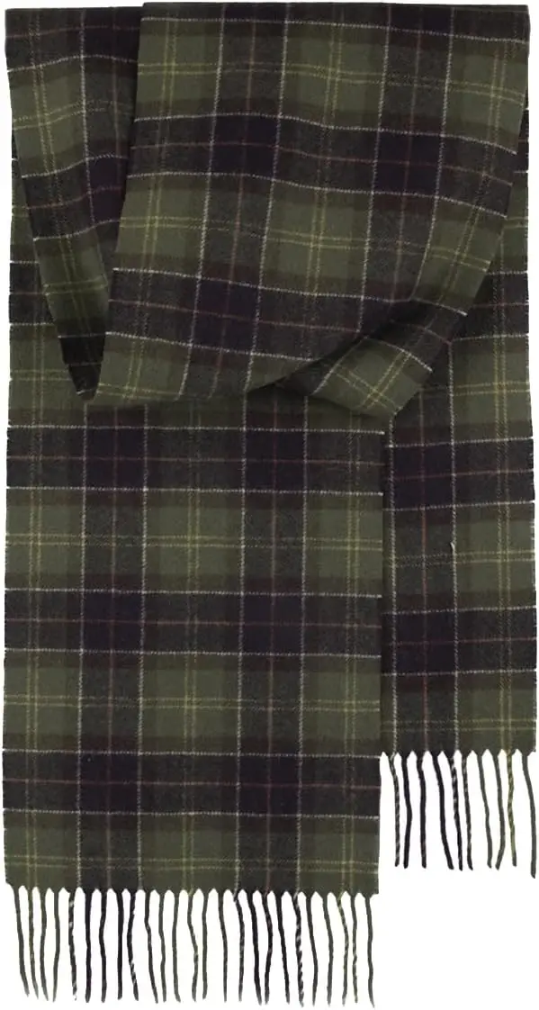 100% Cashmere Scarf - Plaid Check Tartan Warm Soft Scarf, Gift for Women and Men