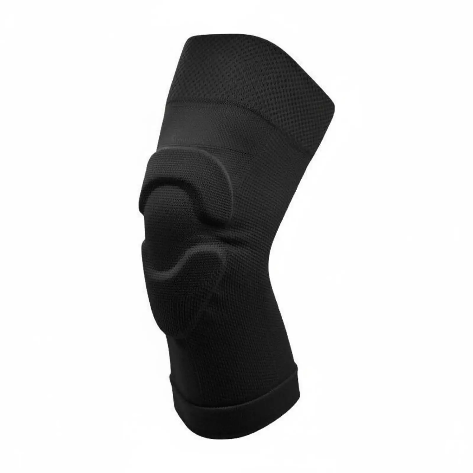 Stretchy Knitted Knee Support Pad with Cushion Anti Collision for Hiking Work Fitness Protection