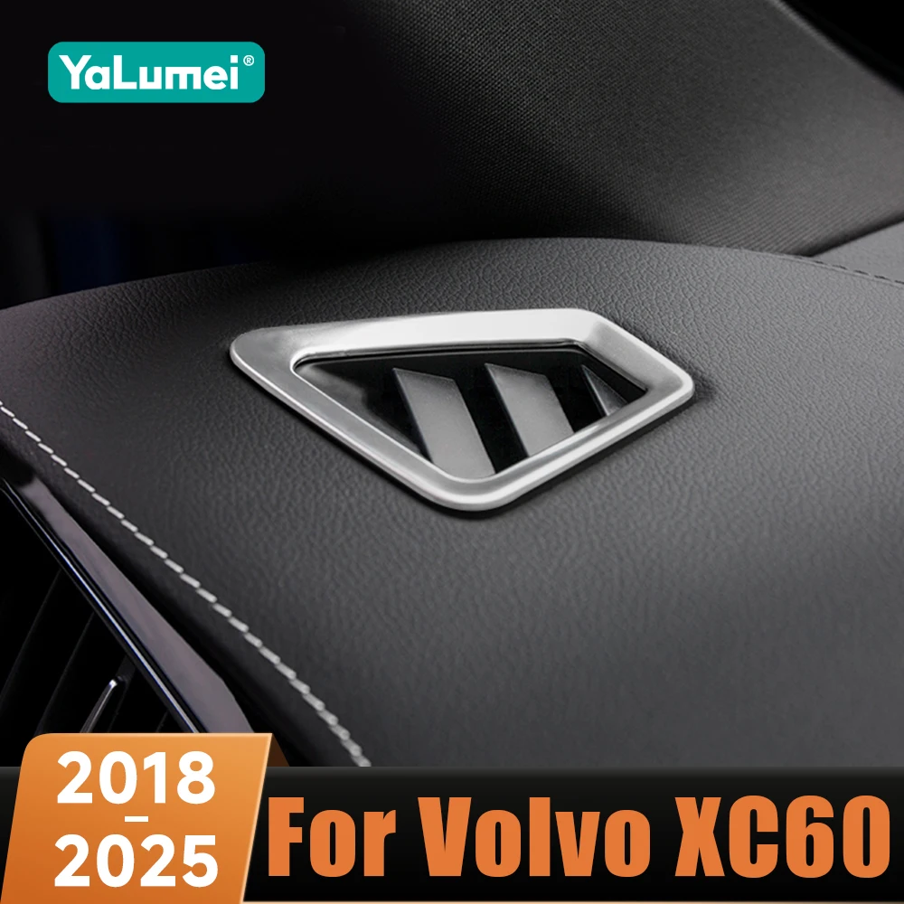 Auto Dashboard Panel Seite Klimaanlage Outlet Vent Rahmen Abdeckung Trim Für Volvo XC60 2018 2019 2020 2021 2022 2023 2024 2025