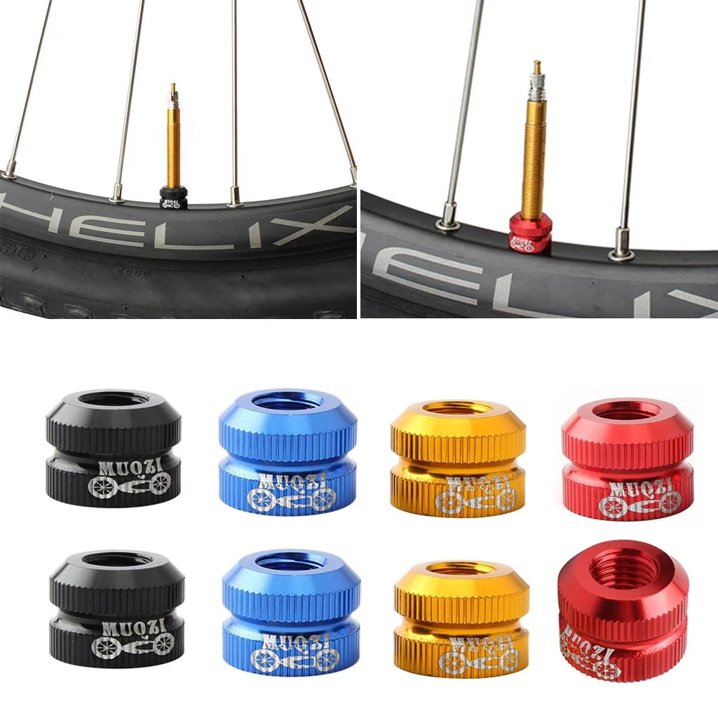 1~8pcs Bike Vacuum Tire Law Mouth Nut Bicycle Valve Cover Replacement Tools Cycling Tire Repair Maintain Bike Accessories