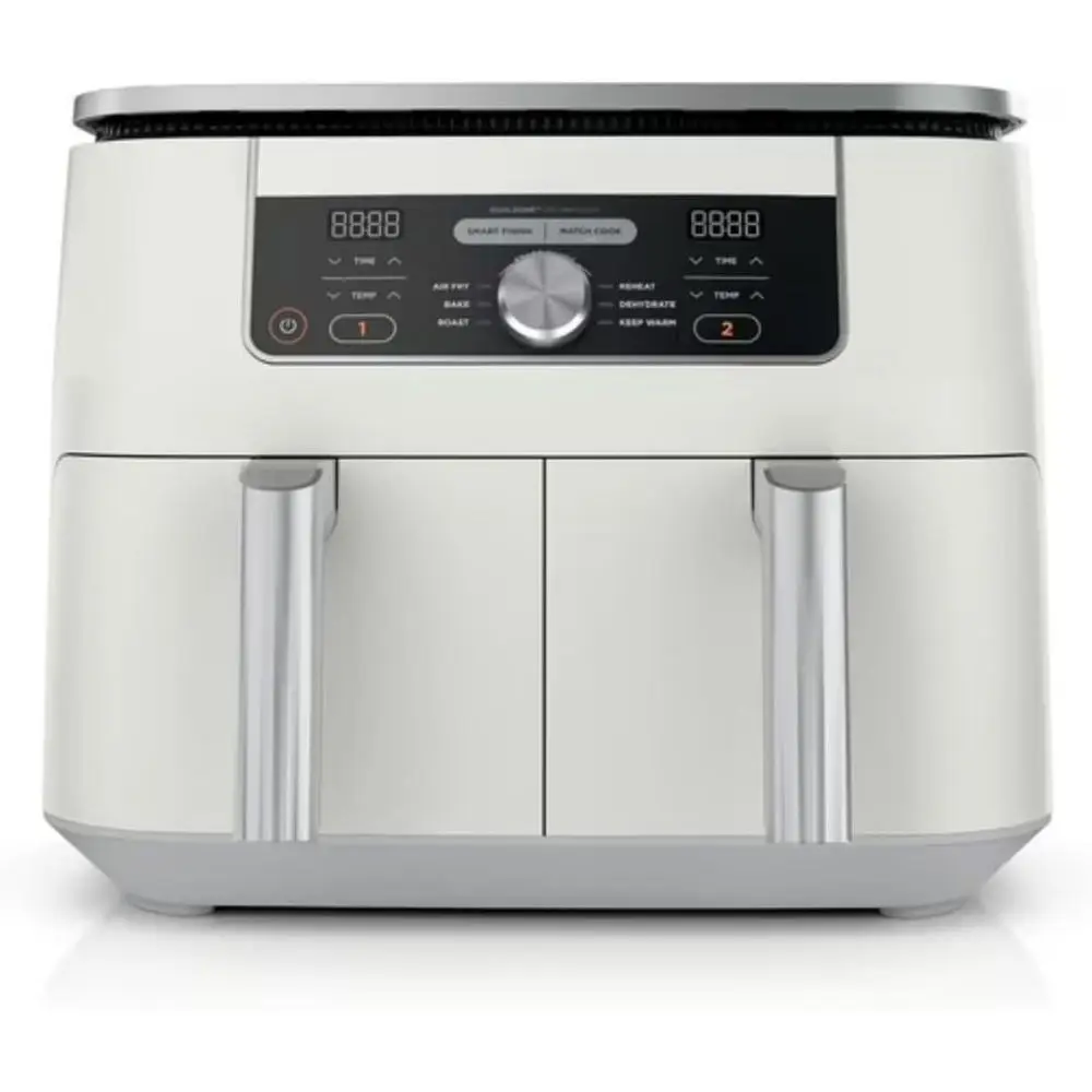 

oodi 6-in-1 Dual Zone Air ryer, 8 Quart, 2-Basket Large acity with Smart inish Technology, 1750W