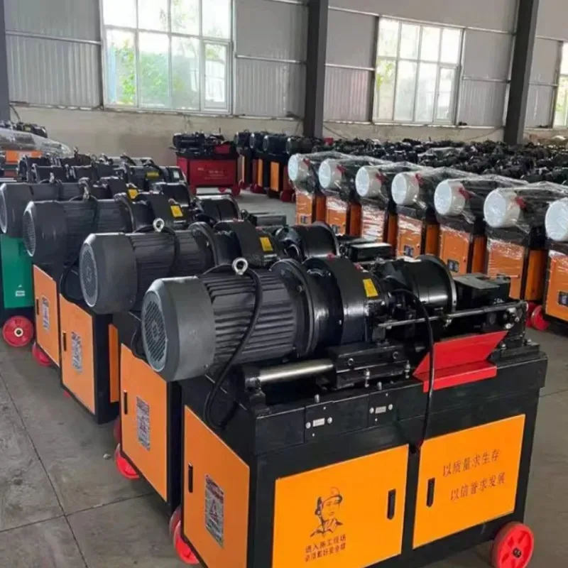 YG Customized Factory Price Automatic Steel Rod Rib Peeling Parallel Rebar Hydraulic Threading Rolling Machine For Sale Wholesal