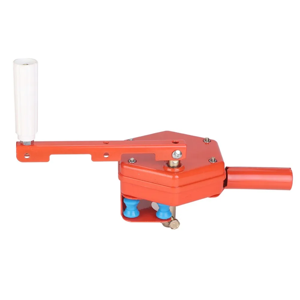 Self Locking Manual Film Coiler Device Sidewall Mount Top Mount Hand Crank Winch Steel Construction Plastic Film Compatible
