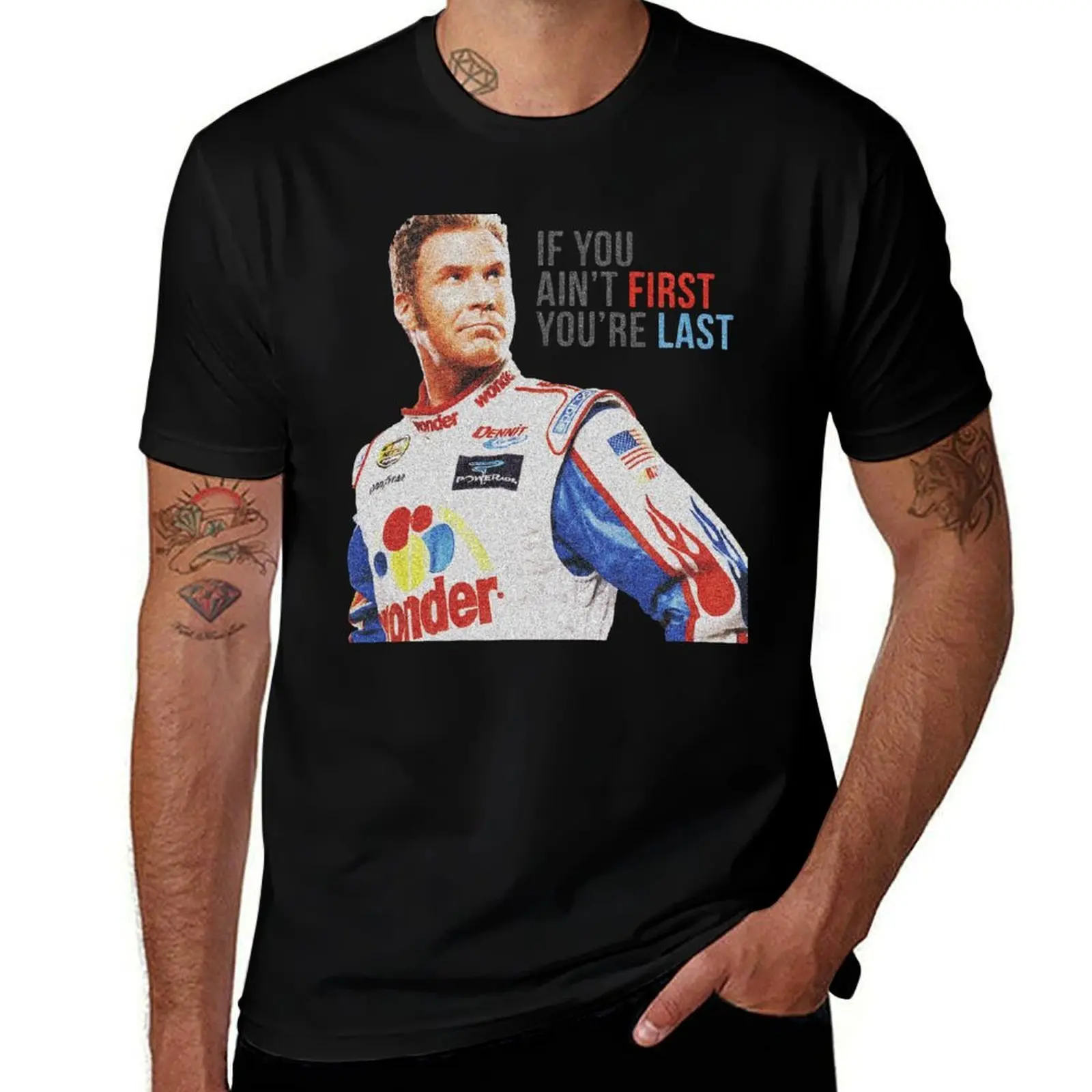 RICKY BOBBY FIRST T-Shirt funny t shirts dark humor T-Shirt