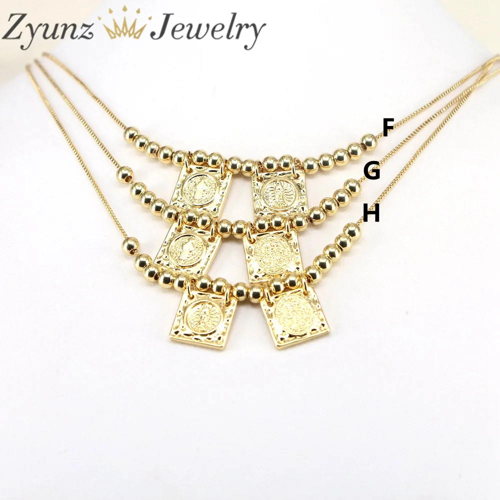 5PCS, Holy Jesus Virgin Mary Necklace Women 2022 Copper Pendant Choker Neck For Religious Jewelry