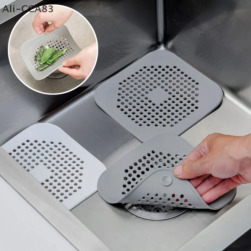 

CCA83-Square Silicone Absorbent Drain For Drains, Kitchens, Bathrooms And Showers To Prevent Sinks From Clogging The Drain