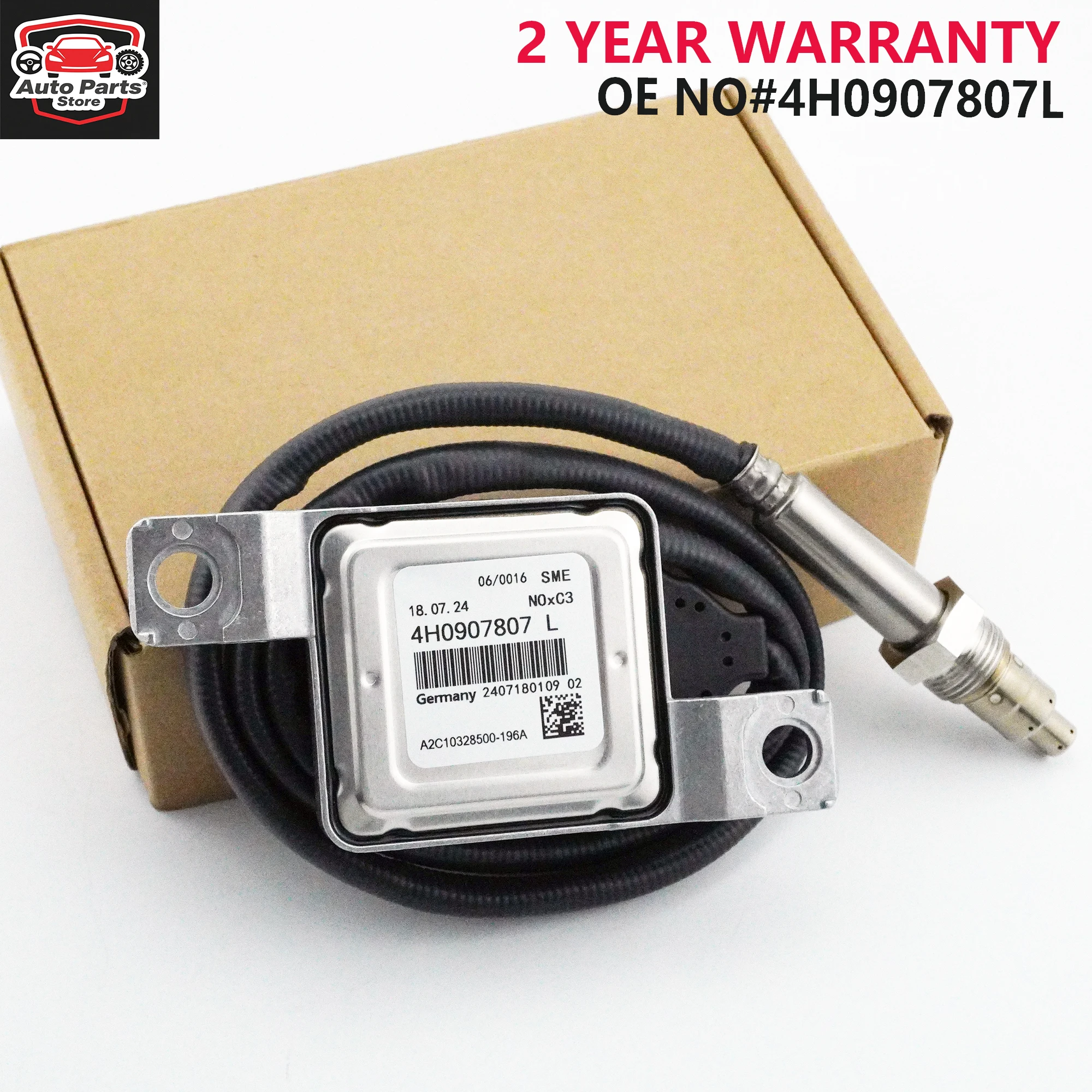 

4H0907807L NOx Sensor Nitrogen Oxide Sensor Fit For Audi A8 Quattro 3.0 TDI Diesel Emission Sensor