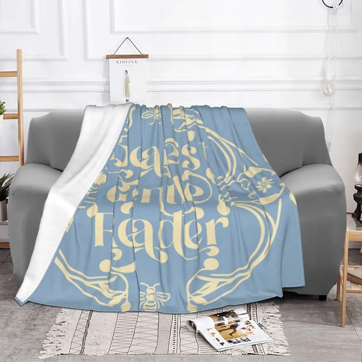 Querido Lector Lady Whistledown Plush Bedroom Couple Blankets Custom Blanket Personalized Throw Blanket