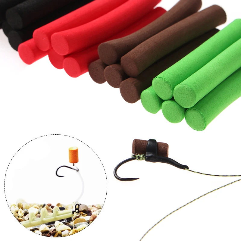 5pcs Fishing Carp Accessories Floating Fishing Bait Pop Up Hair Rig Foam Stick For Fish Hook Lure Feeder Carp Tackle