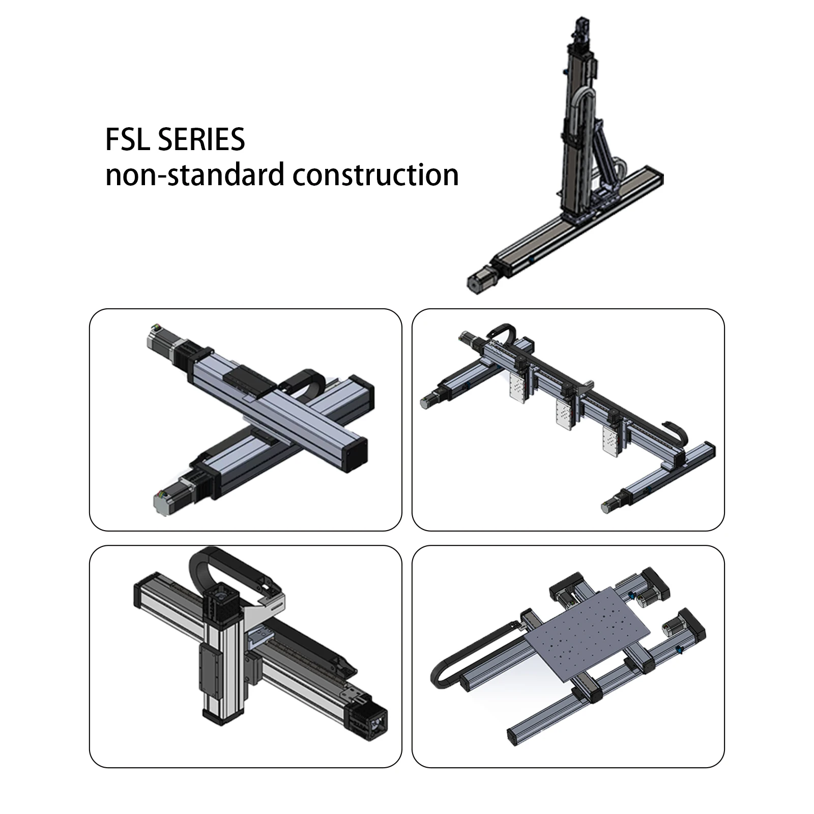 FUYU FSL80 kogelomloopspindel cnc lineaire geleiderail motion stage slide actuator module nema 24 stepper kit staaf voor router beweging