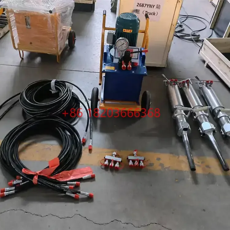 

Гидравлический скальный сплиттер YG с индивидуальной настройкой для дизельных двигателей, машина для разрушения и раскалывания горных пород, пистолет для раскалывания камня 350/450