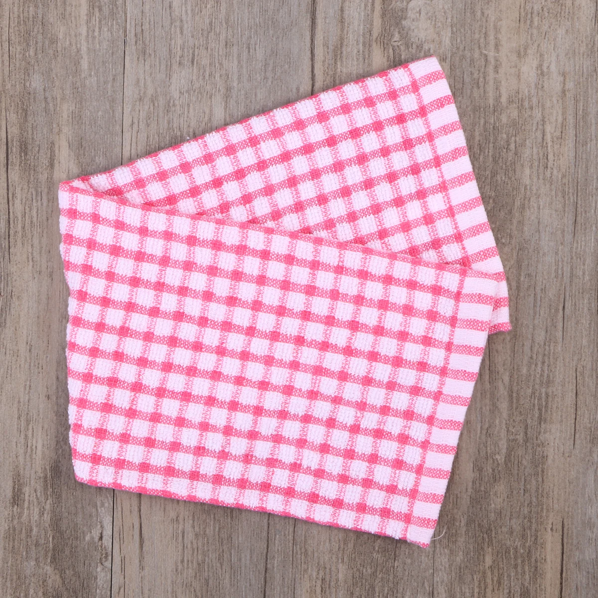 

Premium Cotton Kitchen Towel Dish Cloth Tea Towel Pink 40x27cm Absorbent Lightweight Daily Use Grease Dirt
