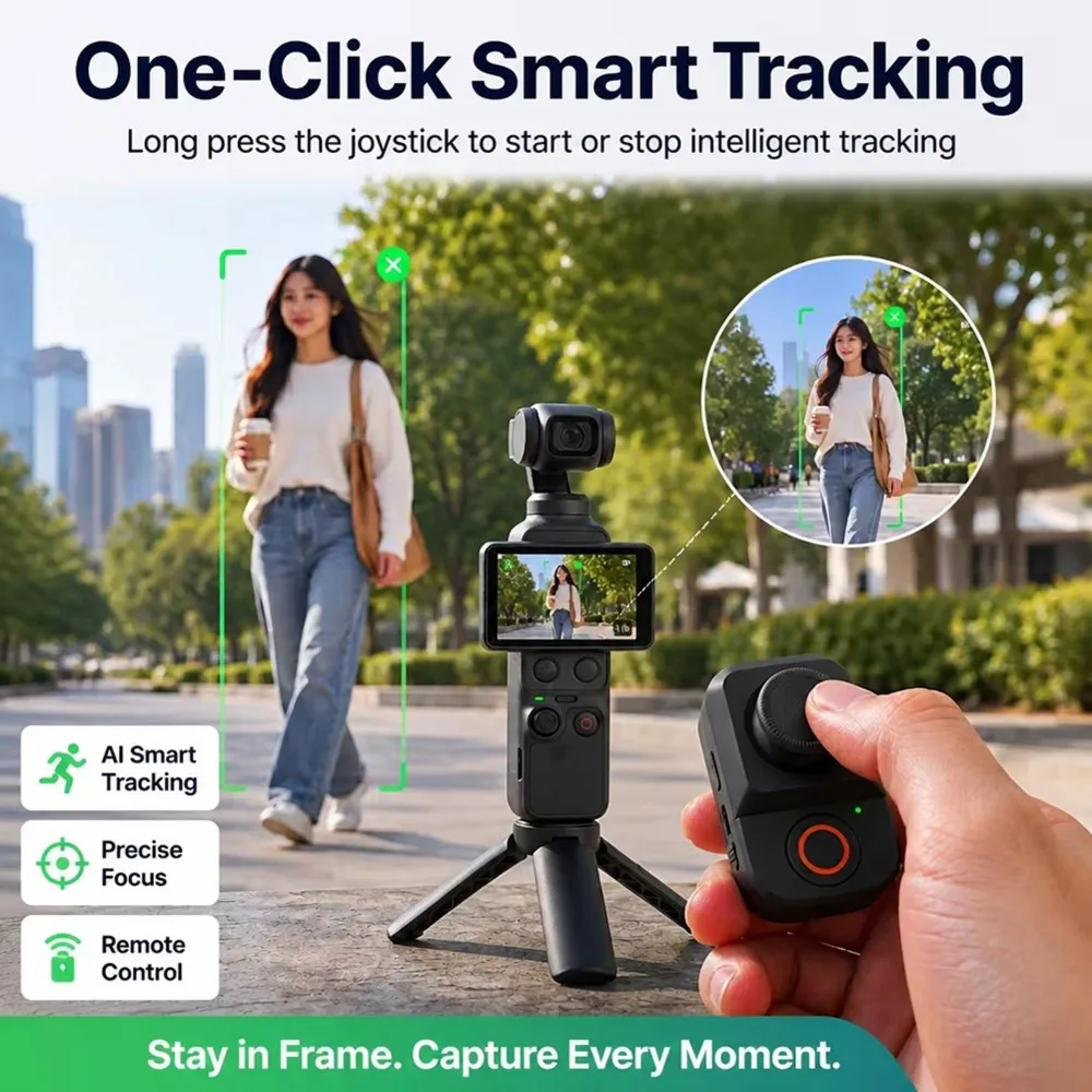 M07K-Bluetooth Remote Shutter With Active Tracking Joystick Zooming Wireless Control