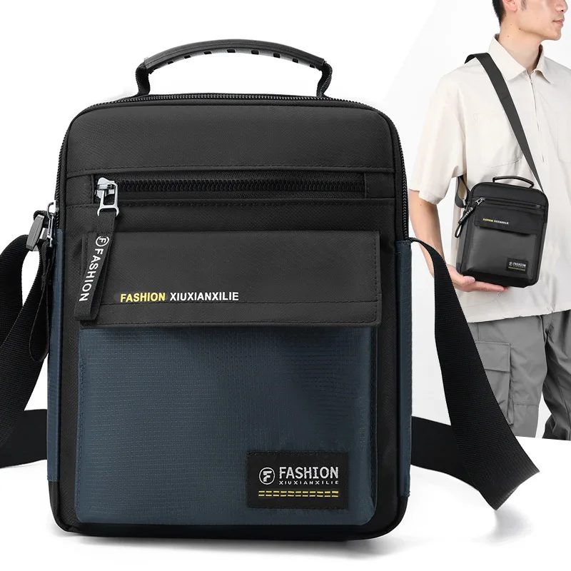 

Через плечо простая и универсальная тенденция через плечо легко и модная портативная сумка через плечо для хранения вещей большой вместимости.