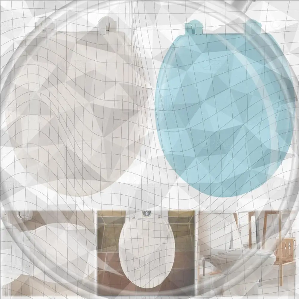 

Мягкое сиденье для унитаза с плавным закрыванием, быстросъемное, для стандартных унитазов, с мягким дном-подушкой, сменная крышка для ванной комнаты