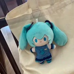 Hatsune Miku Plush Fufu Keychain Keyrings Kawaii Hatsune Miku Anime Figure Pendant Itabag Keychain Backpack Accessories Itabag