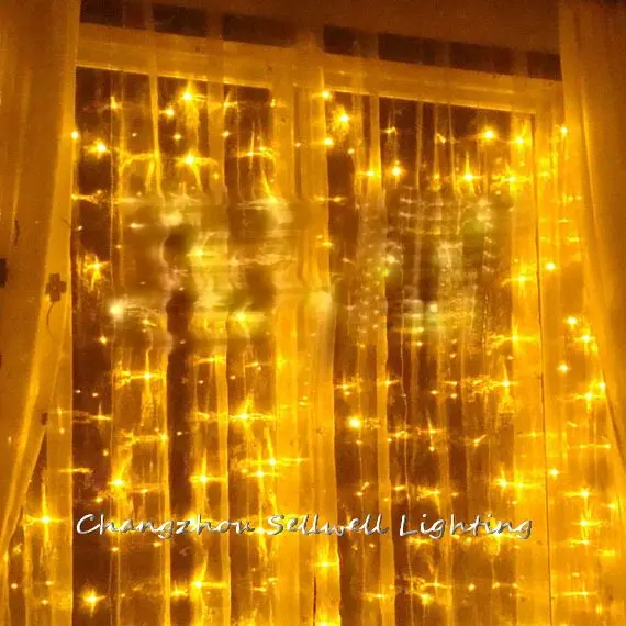 2024  New Arrival Promotion Artificial Christmas Tree  Gift Great!showcase Decoration 120 Pcs Curtain Lamp H318