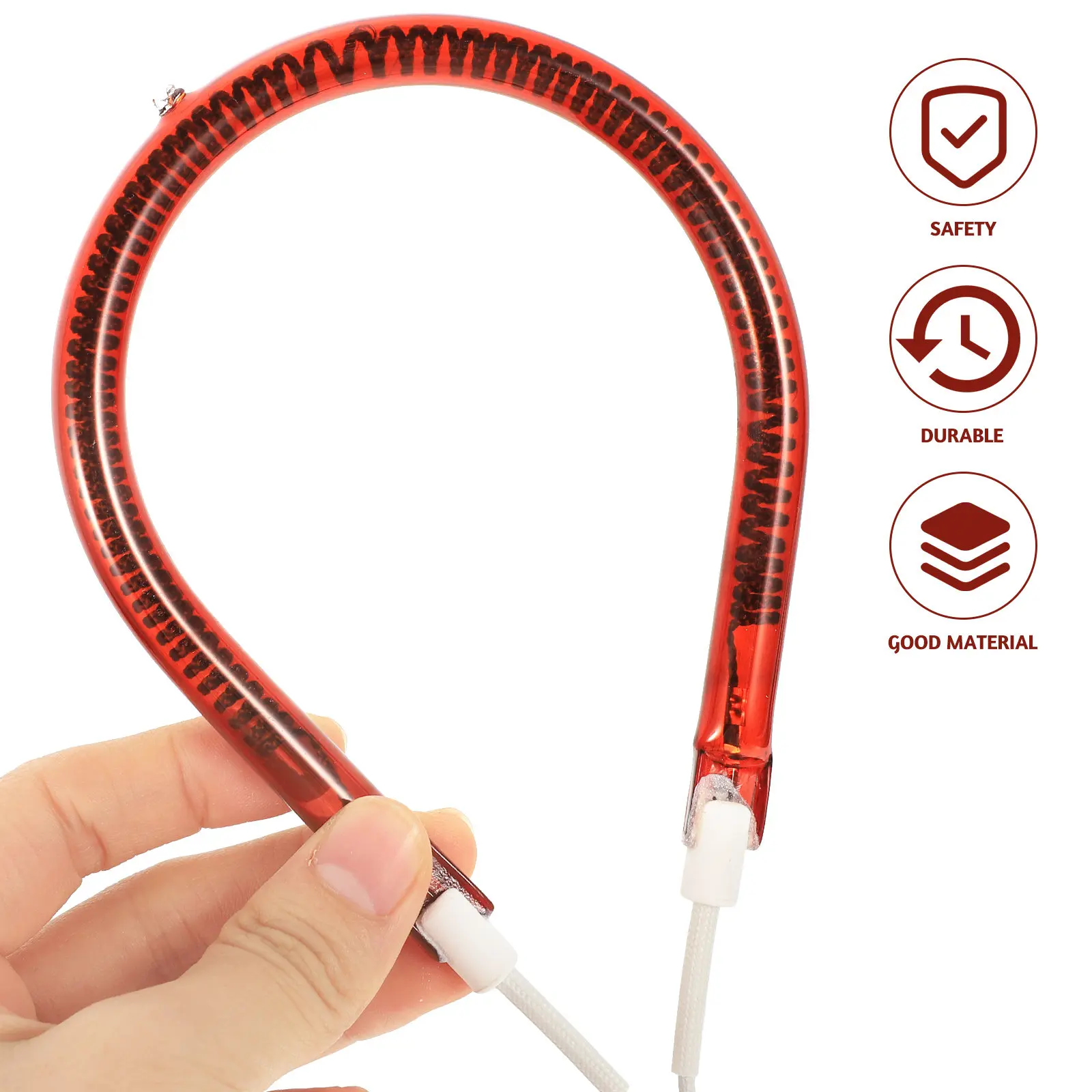 

900W Halogen Linear Heating Lamp Tube Replacement for Electric Radiator Oven Warmer Soft Non Corrosion Resistant