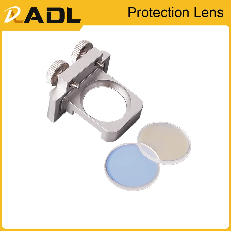 ADL Glass Laser Protection Lens/Protective Windows Dia18/20/22.35/24.9/25.4/26.5/27.9 /28 For Fiber Laser Cutting Machine