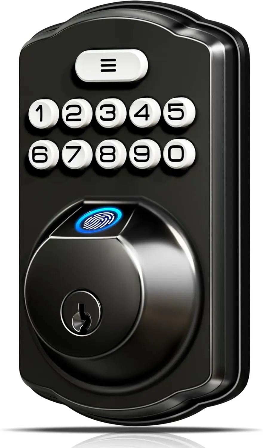 

Smart Fingerprint Door Lock with Keypad, Auto-Lock, Biometric Entry for Home Security, Easy Install