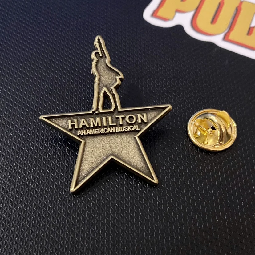 Musical perimeter badge brooch Broadway Hamiltons-six queens SIX Chicago pin