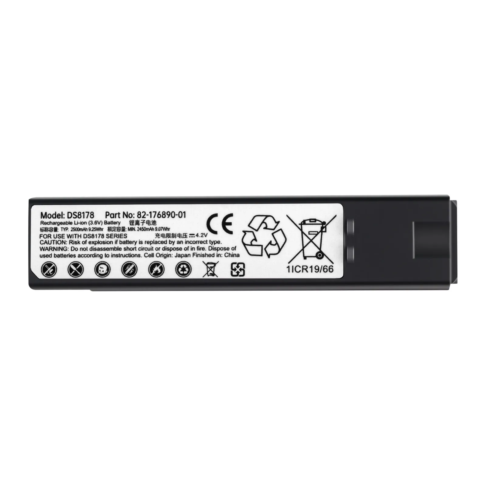 .。 Para Zebra DS8178/8100/8170 AS-000231 82-176890-01 Batería nueva.