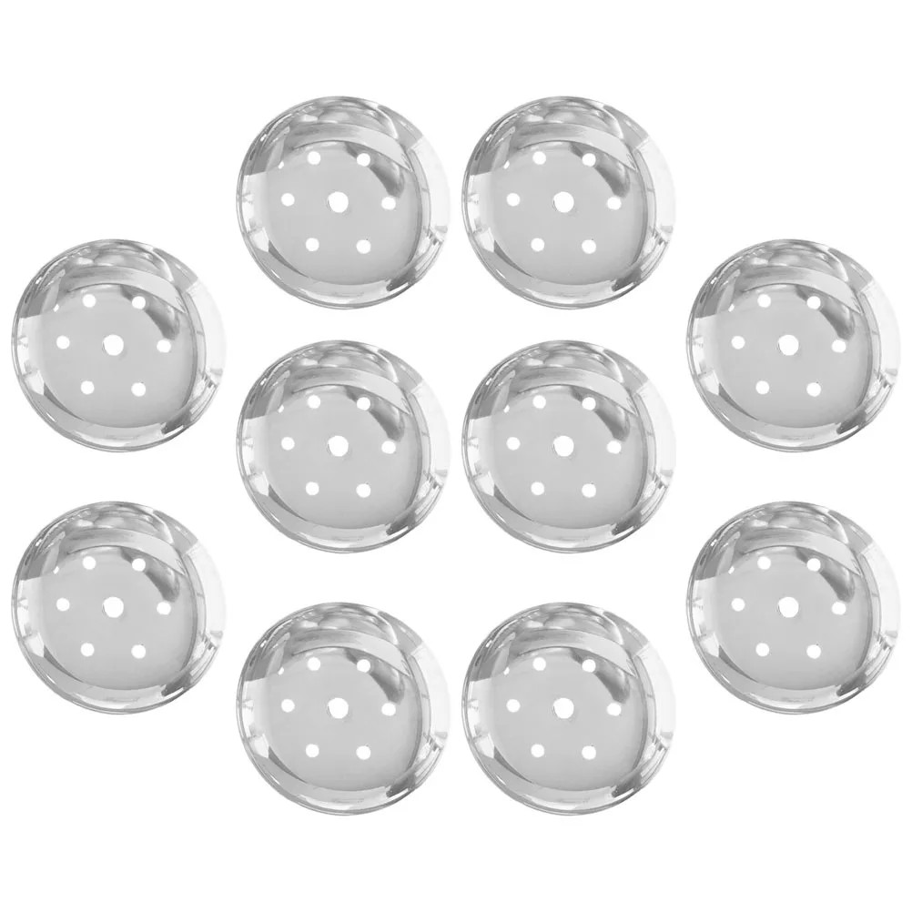 

10Pcs Glass Chandelier Lamp Disc Unique Design Replacement Ceiling Light Base Heat Dissipation Lamp Fixture Part Hanging Light