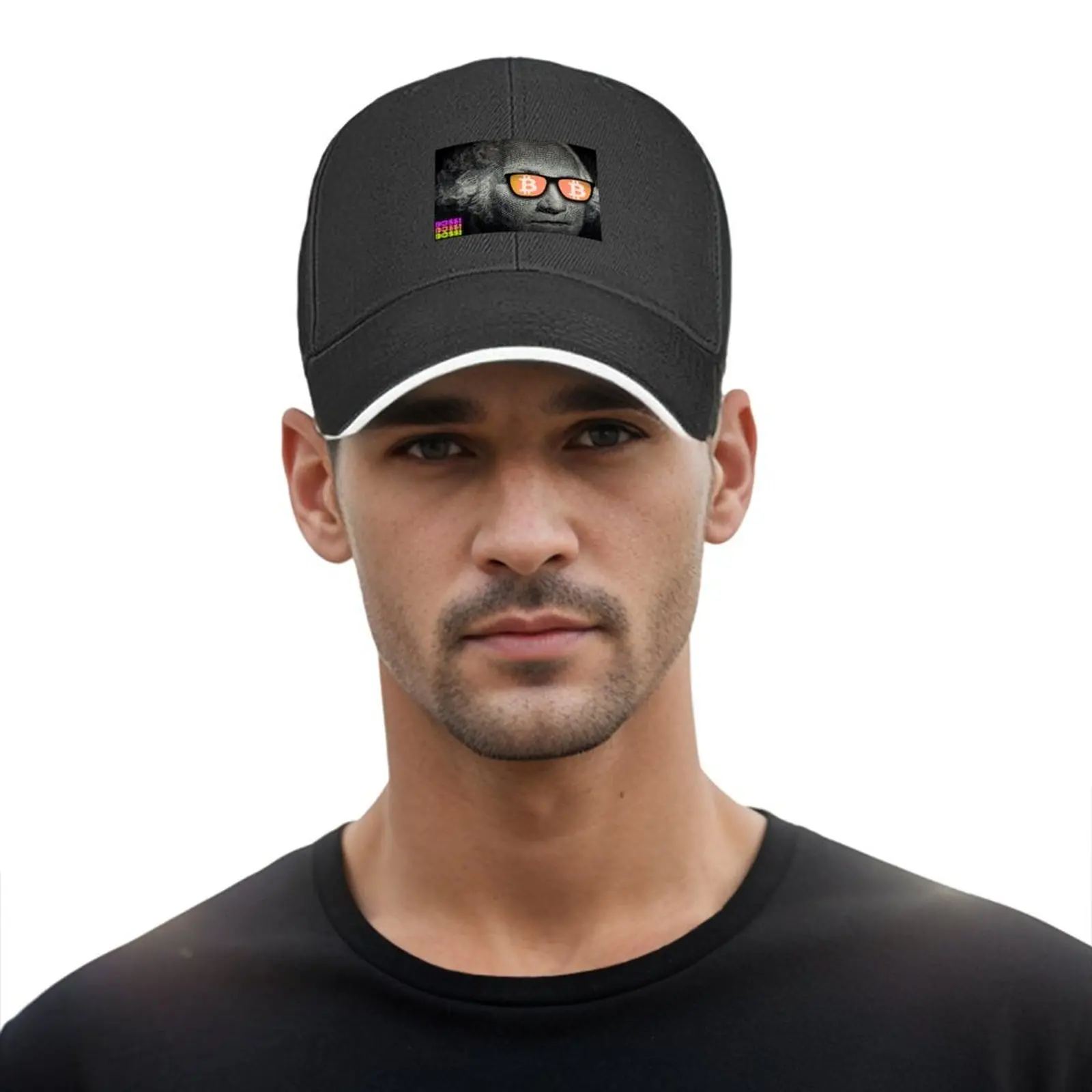 قبعة بيسبول BOSS BITCOIN قبعة واقية من الشمس قبعة كرة الشاطئ البرية | -F- | منفذ الشاطئ النسائي للرجال #5