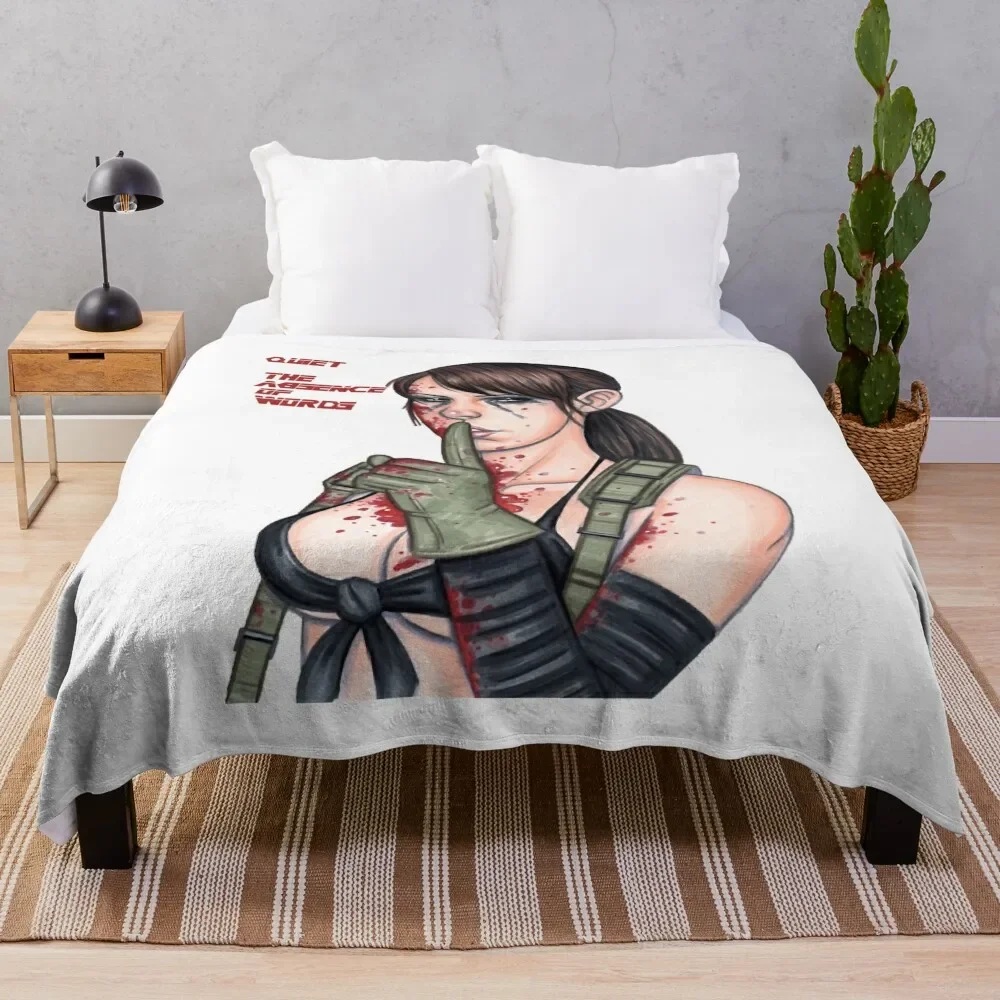 

Metal Gear Solid Quiet Throw Blanket wednesday Blankets For Baby Blankets