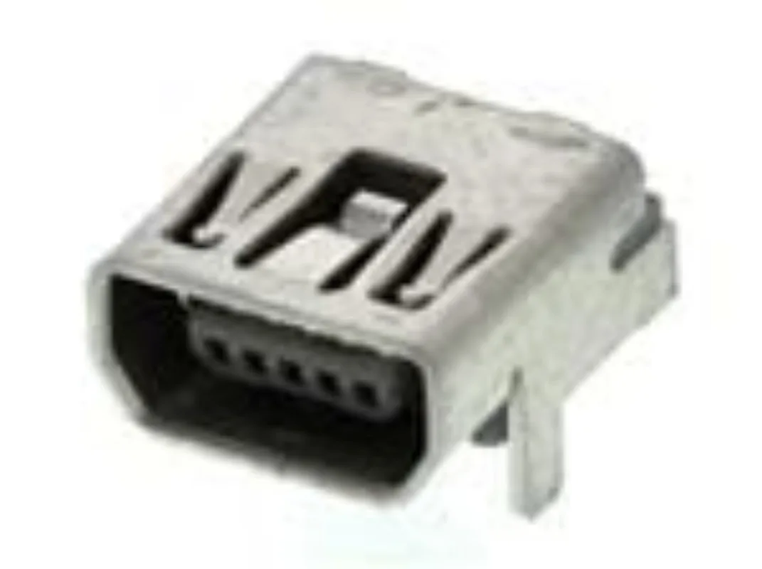 (5-20pcs) 0565790519 MOLEX Mini USB AB-Receptacle Right-Angle Through Hole Solder Tails and Shell Tabs Lead-Free 565790519