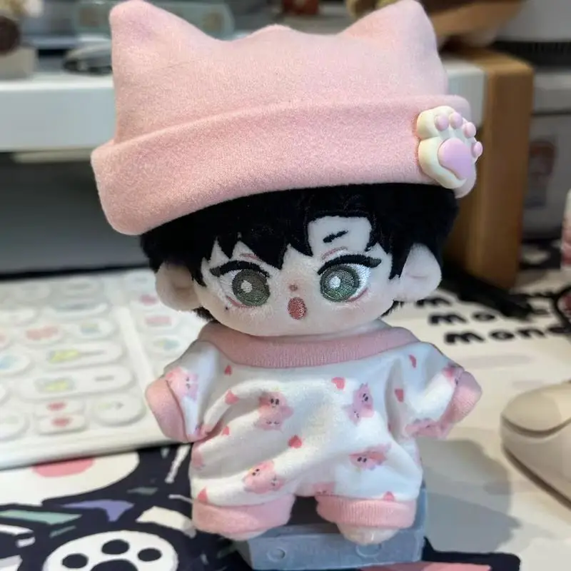 10 سنتيمتر القطن دمية النوم Mengmeng 10 سنتيمتر تسلق الملابس لا سمة القطن دمية ملابس الطفل دعوى العامة Kawaii خلع الملابس