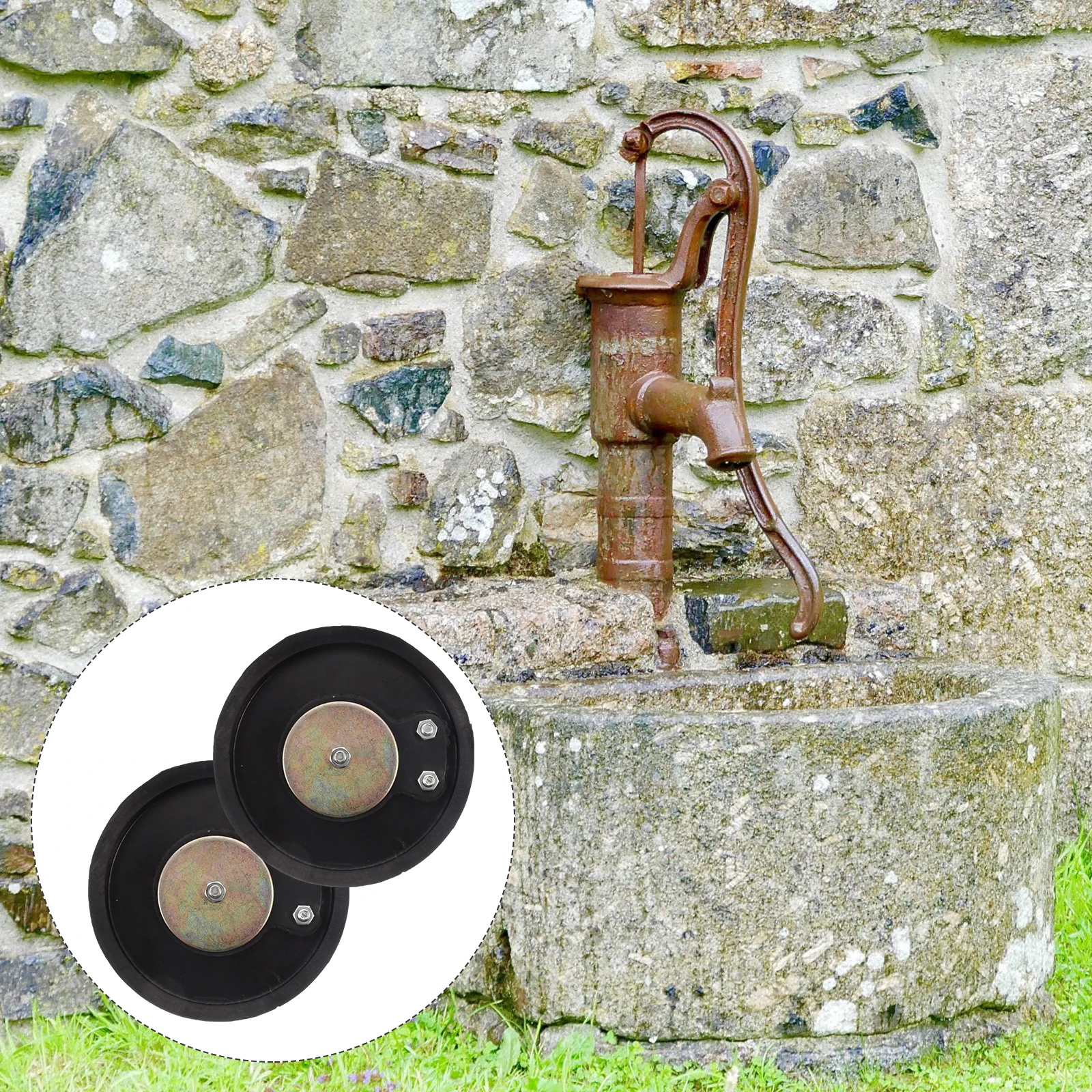 

2 шт., универсальная запрещенная прочная резиновая уплотнительная чашка, износостойкая замена чаши для кувшина, практичная чашка для ручного насоса