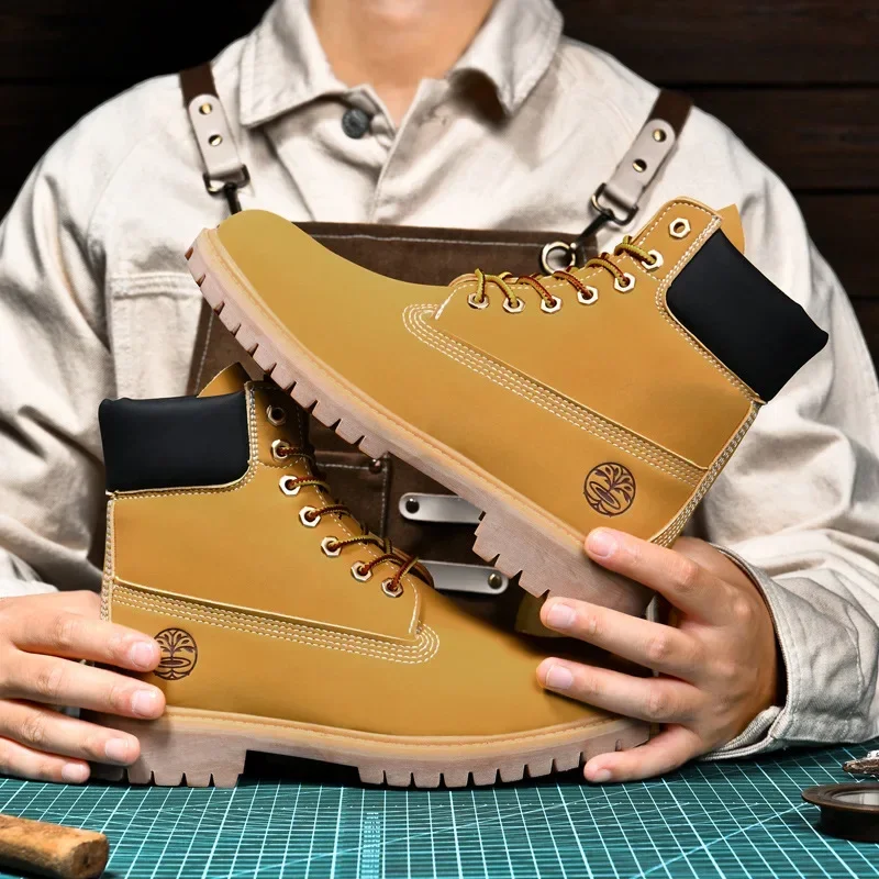 Men Women Short Boots High Quality Autumn Winter 2025 Couple Plush Thick Soled High Top Snow Boots Outdoor Sports Leisure Shoes