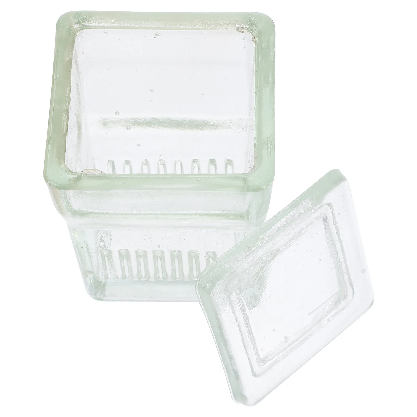 

1Pcs Glass Staining Jar Laboratory Transparent 9-Slide Capacity Staining Tank Reusable Acid Alkali Resistant