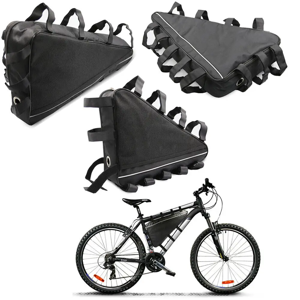 Multiple Sizes MTB Triangle Battery Bag Electric Mountain Bike Li-Ion Case Bicycle Frame