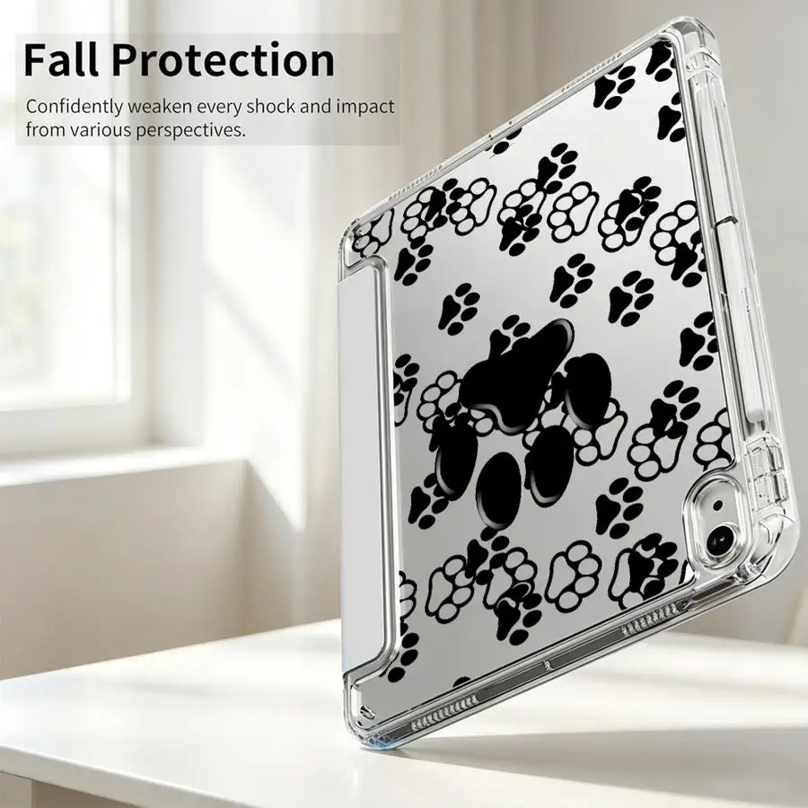 Tablet Case For Samsung Galaxy Tab S10 Lite S9 Plus A8 S8 S7 FE A11 A9 Plus With Pen Slot Cover Full Screen Paw