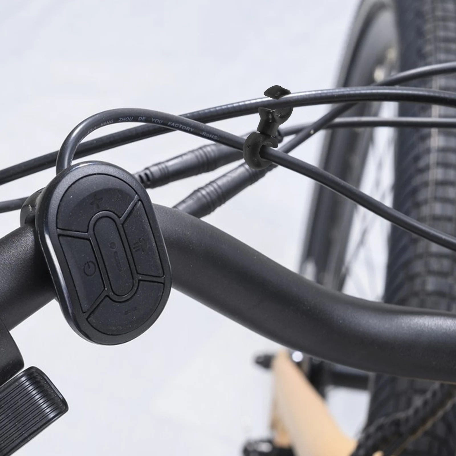 

10pcs Bike Brake Buckle Center-Rotating Dual-Line Hook Cable Housing Hydraulic Tubing Guide For Road Bicycle