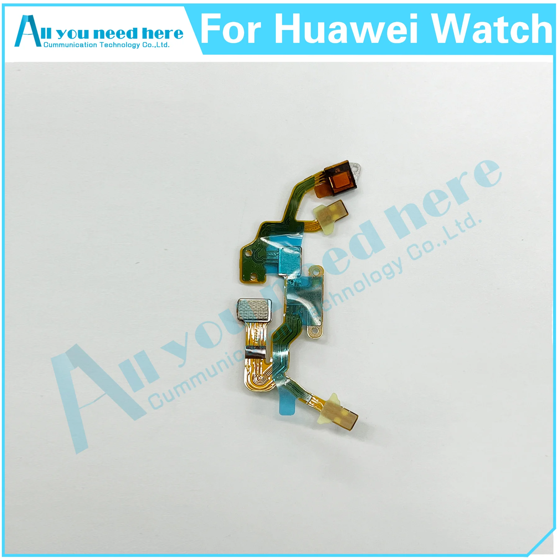 For Huawei Watch GT 3 Pro 46MM ODN-B19 GT3Pro Power On Off Key Return Button Flex Cable Repair Parts Replacement