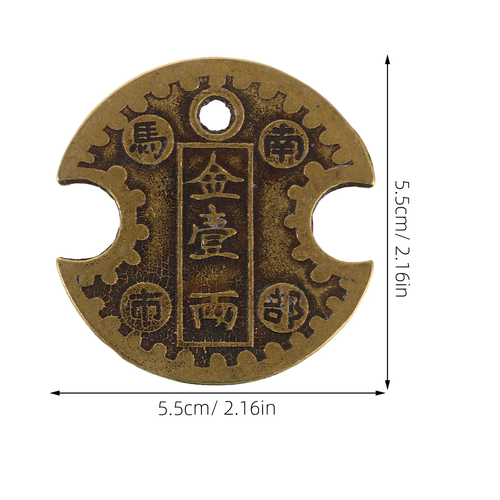 4個入り 中国風水真鍮コイン 梅の花のお金のお守り 幸運と富のシンボル ホームデコレーションと占いに