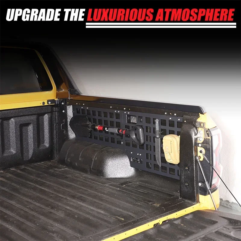 لفورد رينجر 2023 سيارة الجذع الجانب حقيبة رف قوس أداة فرز قوس المنظم الناقل معلقة مجلس لوحة اكسسوارات السيارات #6